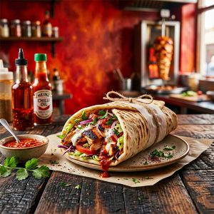 Chicken Doner Wrap in Chatham