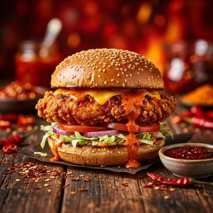 Chicken Fillet Burger in Chatham